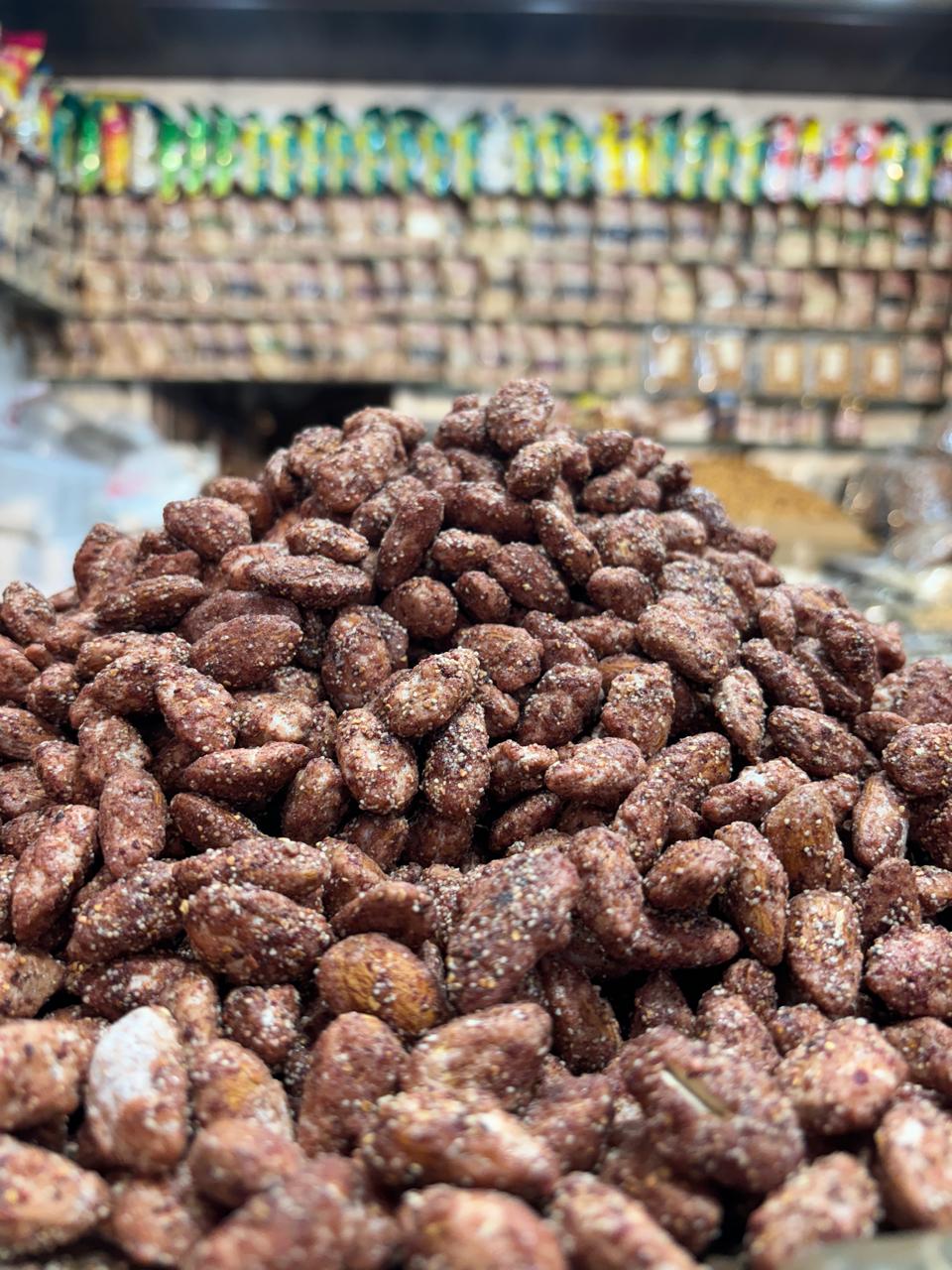 Roasted Badam Giri (Anardana Flavor) 1kg. Arun Dry Fruit